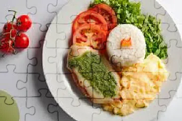 a jigsaw puzzle