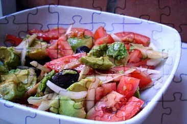 a jigsaw puzzle