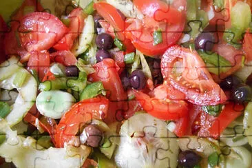 a jigsaw puzzle