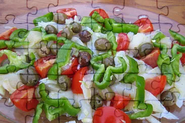 a jigsaw puzzle