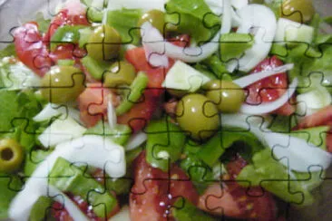 a jigsaw puzzle