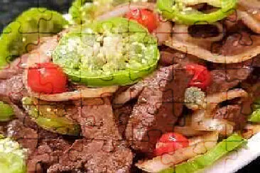 a jigsaw puzzle