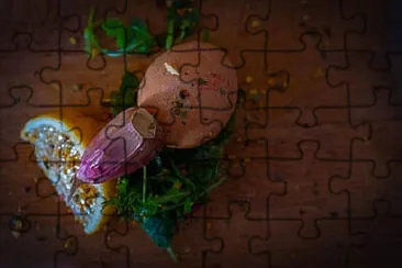 a jigsaw puzzle