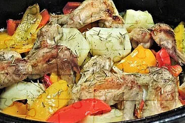 a jigsaw puzzle