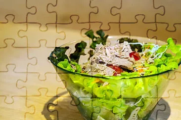a jigsaw puzzle