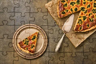 a jigsaw puzzle