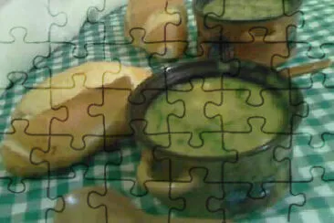 a jigsaw puzzle