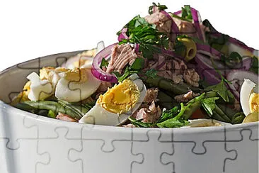 a jigsaw puzzle