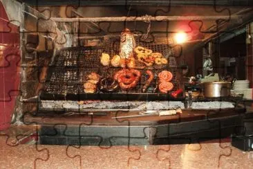 Parrilla en el Mercado del Puerto