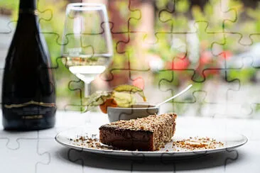 a jigsaw puzzle