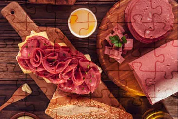 a jigsaw puzzle