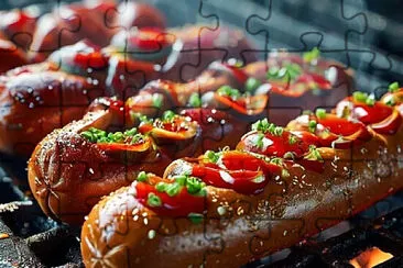 a jigsaw puzzle