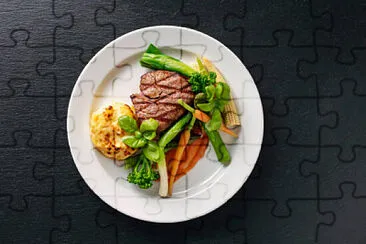 a jigsaw puzzle