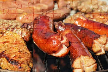 a jigsaw puzzle