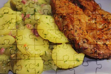 a jigsaw puzzle