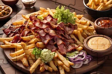 a jigsaw puzzle