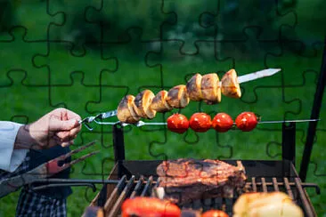 a jigsaw puzzle