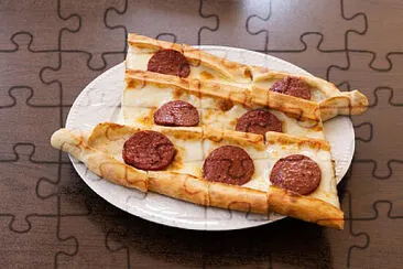 a jigsaw puzzle