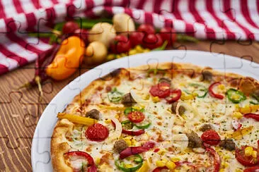 a jigsaw puzzle