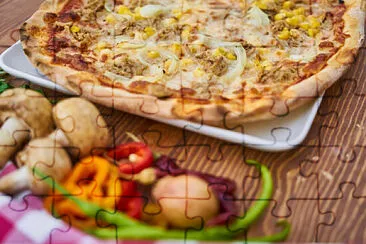 a jigsaw puzzle