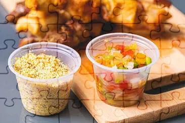 a jigsaw puzzle