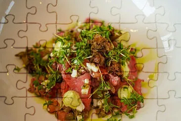 a jigsaw puzzle