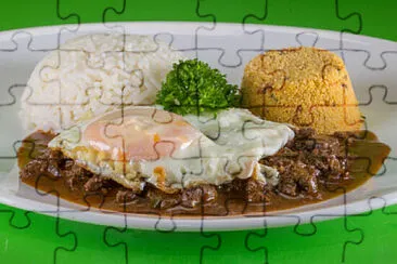 a jigsaw puzzle