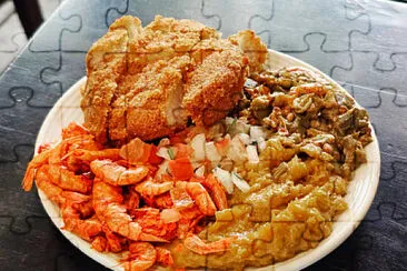 a jigsaw puzzle