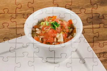 a jigsaw puzzle