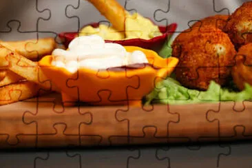 a jigsaw puzzle