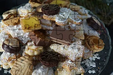 a jigsaw puzzle