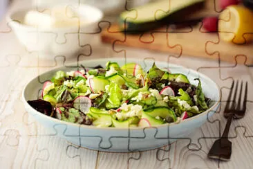 a jigsaw puzzle