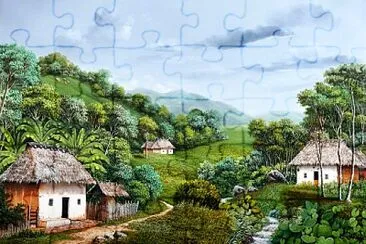 Chozas jigsaw puzzle