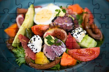 a jigsaw puzzle