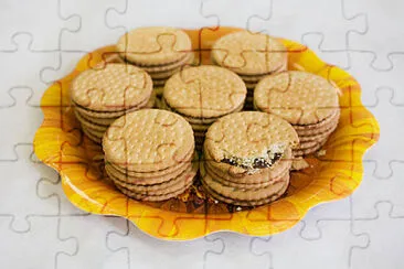 a jigsaw puzzle