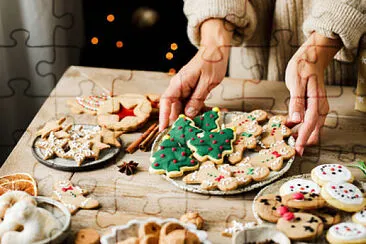 a jigsaw puzzle