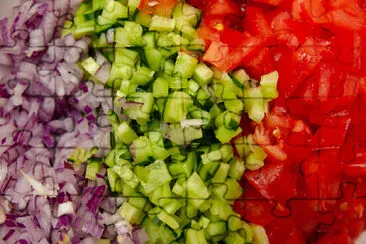 a jigsaw puzzle