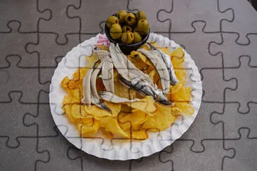 a jigsaw puzzle