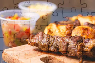 a jigsaw puzzle