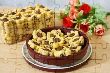 a jigsaw puzzle