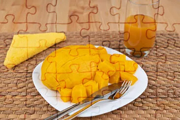 a jigsaw puzzle