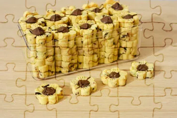 a jigsaw puzzle