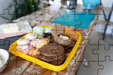 a jigsaw puzzle