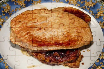 a jigsaw puzzle