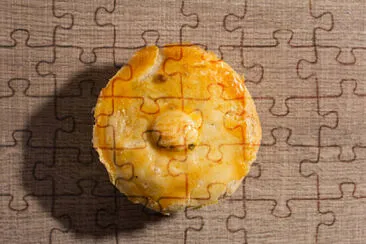 a jigsaw puzzle