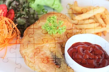 a jigsaw puzzle