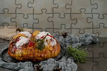 a jigsaw puzzle
