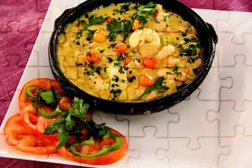 a jigsaw puzzle