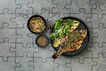 a jigsaw puzzle