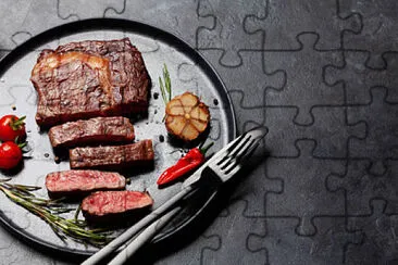 a jigsaw puzzle